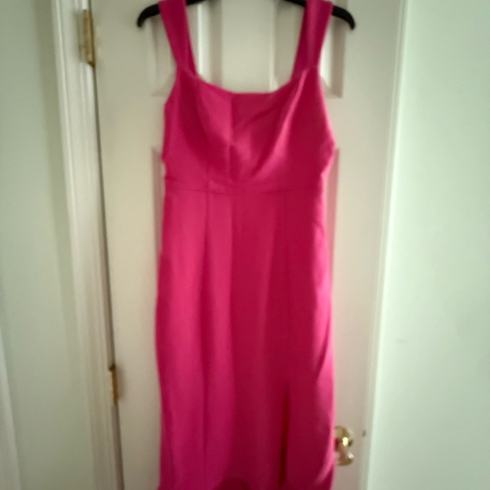 Elegant Pink Sleeveless Dress